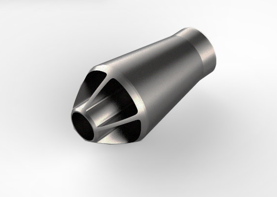 EXHAUST TIP COOKIE CUTTER TITANIUM- Universal